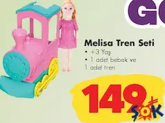 GOKİDY OYUNCAK MELİSA TREN SETİ